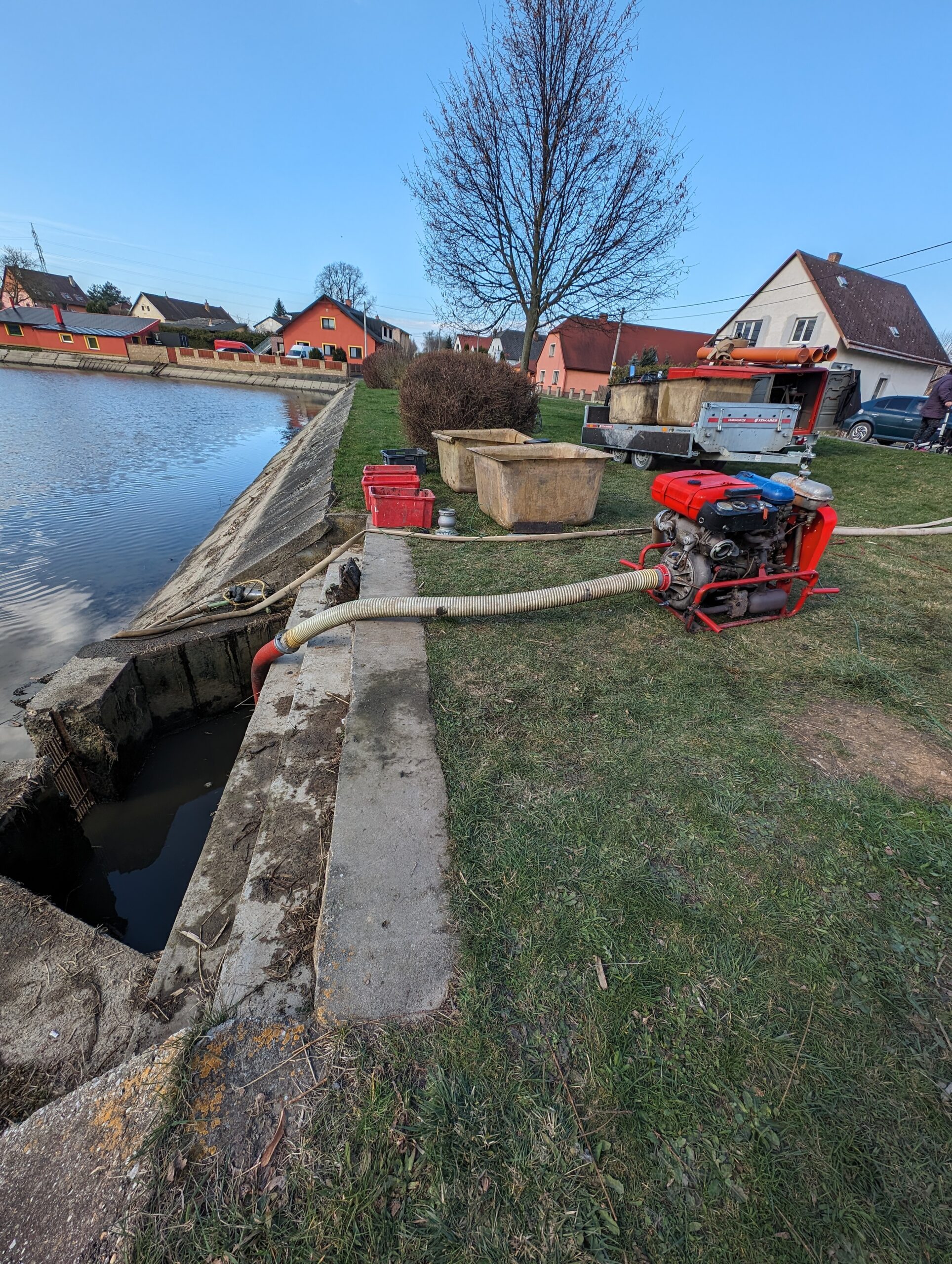 Výjezd – ucpaná kanalizace